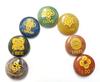 Jet I FEEL I SEE Chakra Stone Set - Natural Jet Agate Round Crystals for Chakra Balancing, Meditation, Healing, and Spiritual Wellness view 2