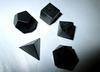 Jet Black Tourmaline Sacred Geometry Sets 5 Stone Platonic Solid Top Grade Quality Merkaba Star w/Velvet Pouch Attractive view 4