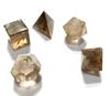 Jet Smokey Quartz Crystal 5 Platonic Sacred Geometry Set Healing Grid Usefull Balancing Agate Quartz Family view 1