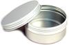 Aluminum Screw Top Tin With Cover, 3.25" view 1
