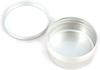Aluminum Screw Top Tin With Cover, 3.25" view 3
