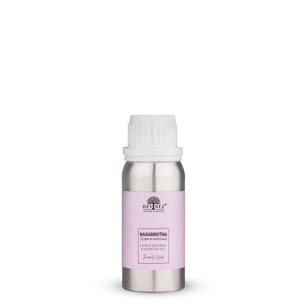 Devinez Nagarmotha Essential Oil, 100% Pure, Natural & Undiluted, 100ml in Anodized Aluminum Bottle