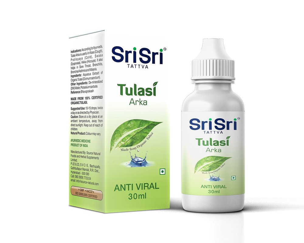 Sri Sri Tattva Organic Tulasi Arka - 30 ml