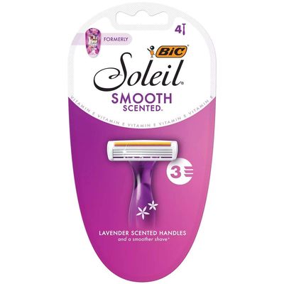 Bic Soleil Twilight, Triple Blade Disposable Shavers for Women 4 ea (Pack of 3)