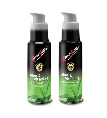 Kamasutra Aloe & Vitamin E Personal Lubricant 50ml (pack 2)