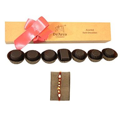 Bogatchi Chocolate Gift Box, Rakhi Diamond, 7 Piece