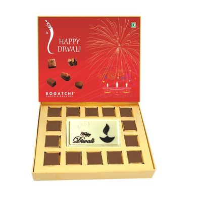 Bogatchi, Diwali Chocolate Gift Box, 15 Pieces