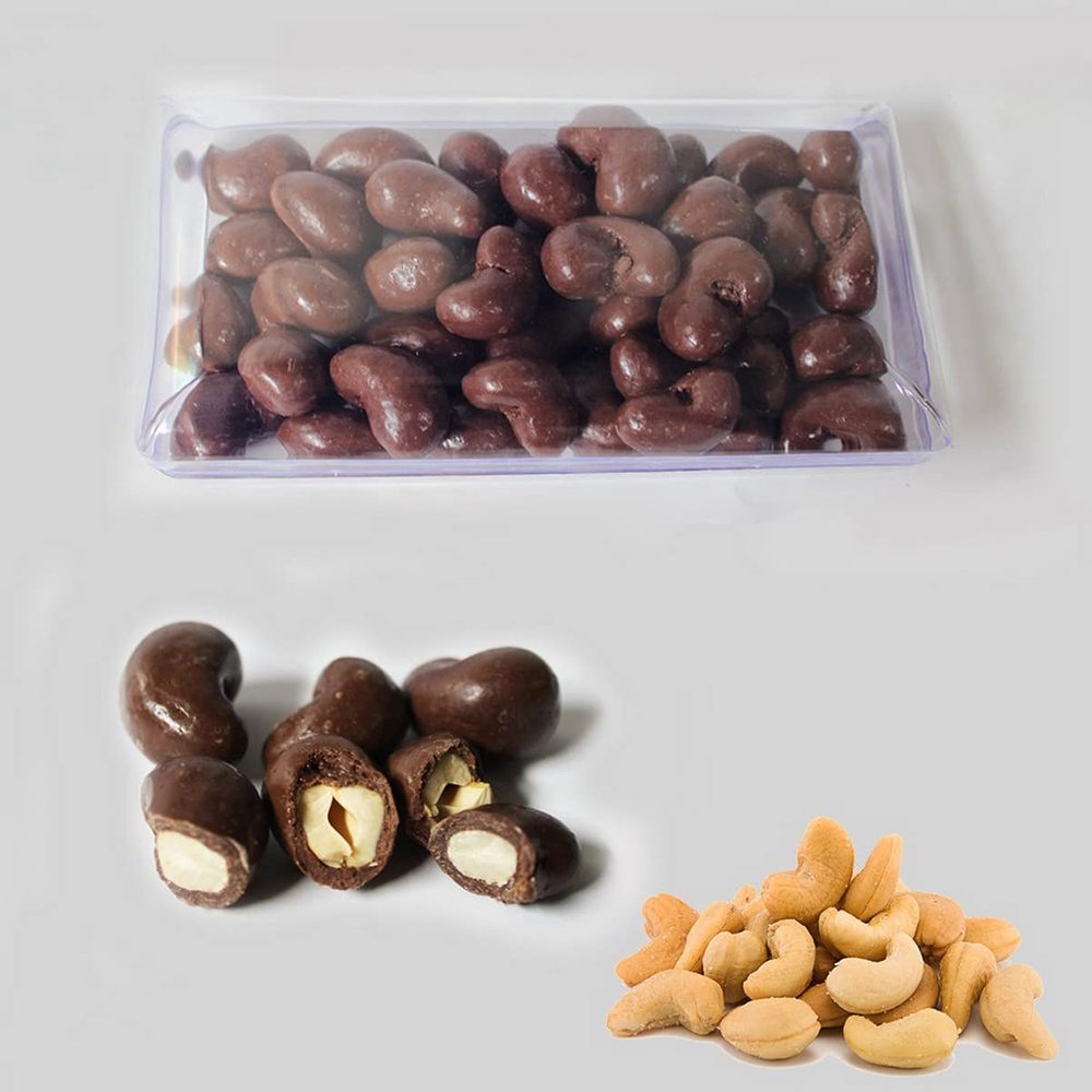 BOGATCHI Chocolate Cashew, Diwali Chocolate Gift, Chocolate Coated Cashew, Diwali Gifts, Chocolate Dry Fruits, 110 GMS