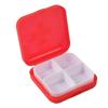 Generic Travel Portable Medicine Pill 4 Compartments Storage Case Box Holder view 2