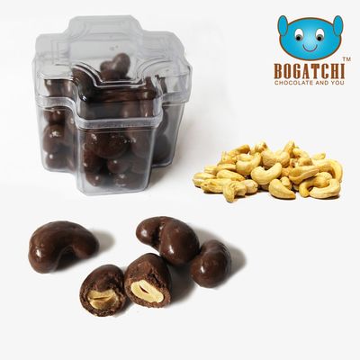 BOGATCHI Chocolate Cashew, Diwali Chocolate Gift, Chocolate Coated Cashew, Diwali Gifts, Chocolate Dry Fruits, 200 GMS