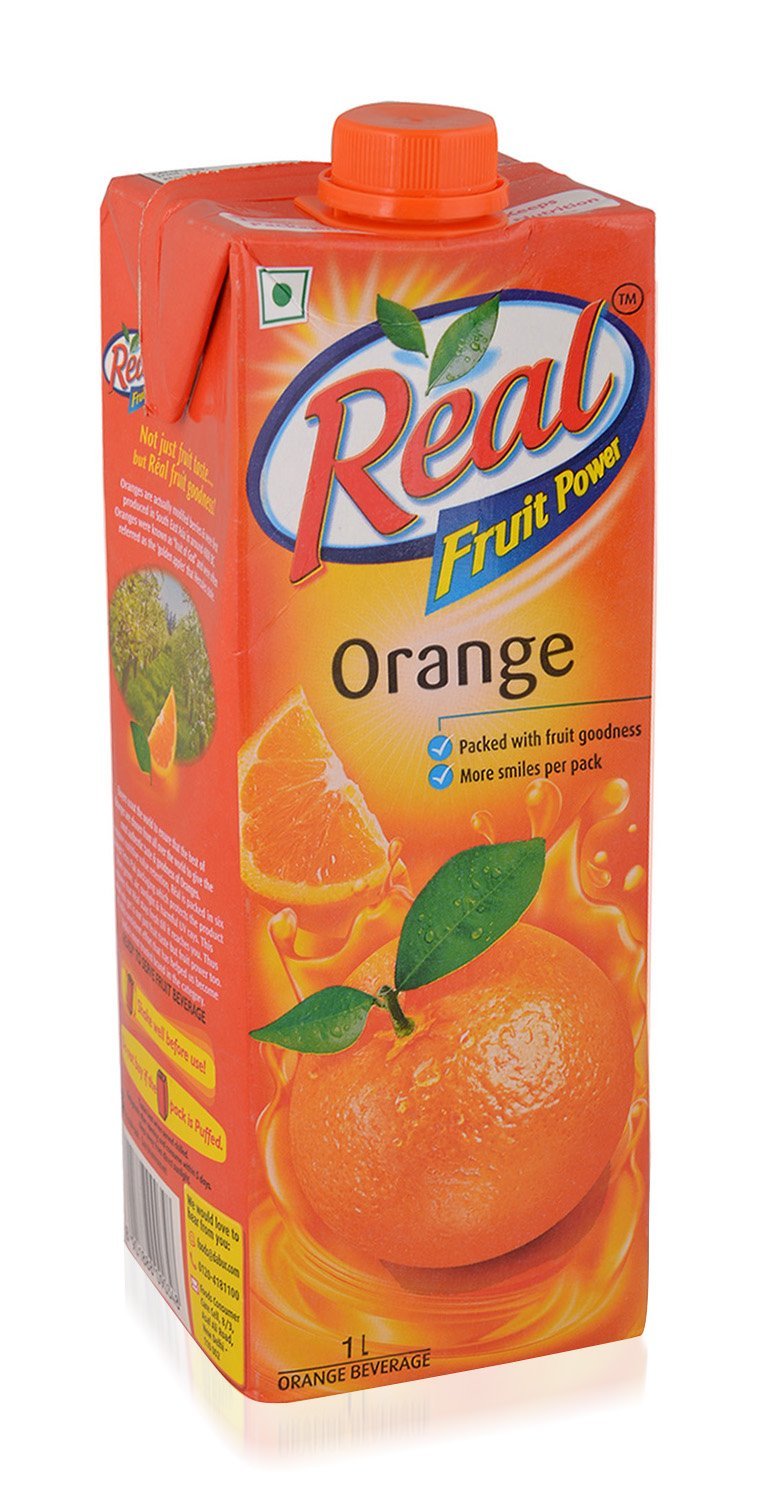 Real Fruit Juice - Orange, 1L Pack