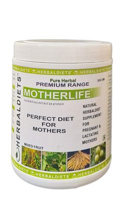 HerbalDiets Motherlife 300g (Mix-Fruit Flavor) Herbal Supplements For Pregnant & Lactating Women | Pregnancy Health Supplement