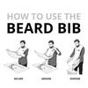 BEARD KING Hair Clippings and Beard Catcher Bib (Black) view 3