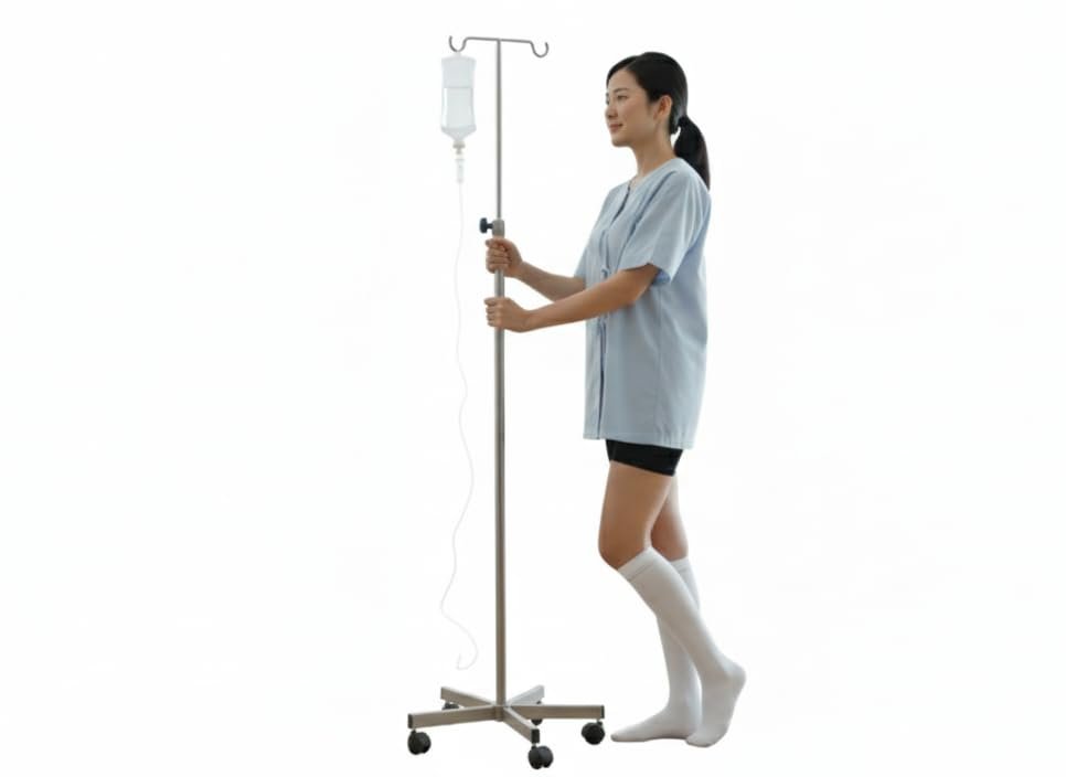 DVT-18 Anti-Embolism Stockings (Large, Style: Below Knee)