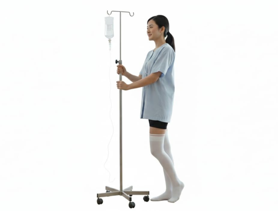DVT-18 Anti-Embolism Stockings (Large, Style: Above Knee)