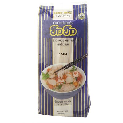How How Noodles - Rice Sticks 5Mm, 500 Grams Pack, Vegetarian