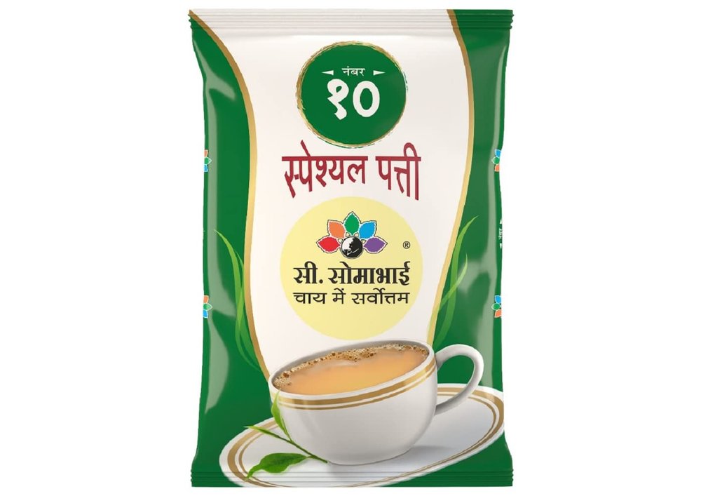C. SOMABHAI's No. 10 Premium CTC Leaf Tea - 500g, Assam Black Loose Leaf Tea - Strong, Aromatic & Rich, 500 g Kadak Chai Patti