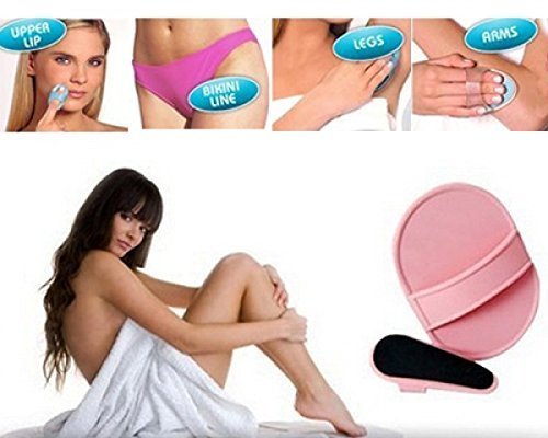 Importikaah Hair Removal Exfoliating Pads for Face and Body - Unisex