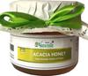 Farm Naturelle Acacia Flora Wild Honey 400g |100% Pure Honey | Raw & Unfiltered|Unprocessed|Lab Tested Honey In Glass Jar with Engraved Virgin Wooden Spoon view 4
