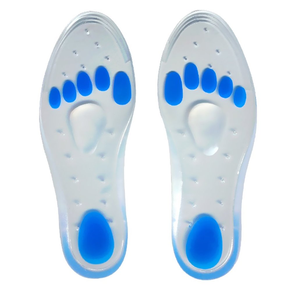 NavaFresh Basics Gel Plantar Fasciitis Pad Shoes Insoles Insert Support Heel Pain Relief XL