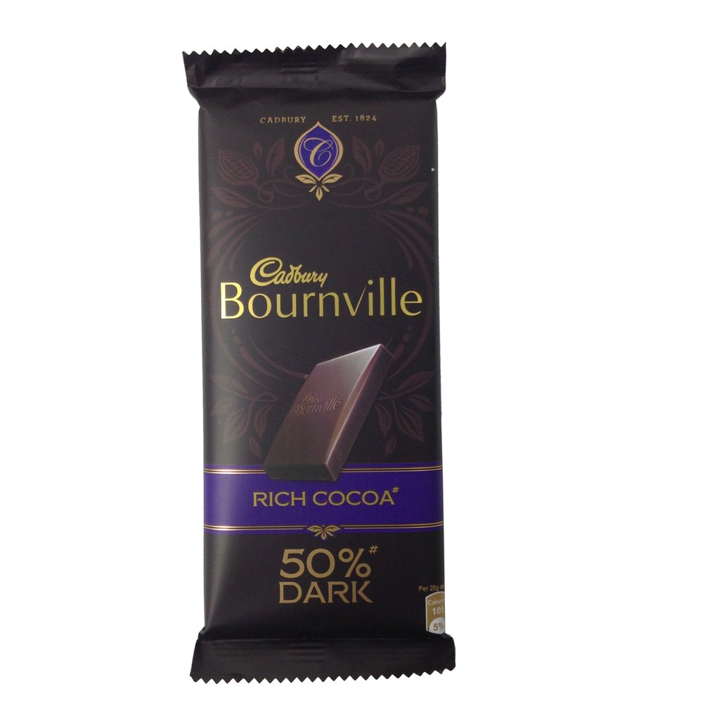 Cadbury Bournville Rich Cocoa Dark Chocolate Bar, 80 Grams