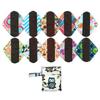 10PCS 8 Inch Light Charcoal Bamboo Mama Cloth/ Menstrual Pads/ Reusable Sanitary Pads Panty liner view 1