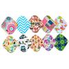 10PCS 8 Inch Light Charcoal Bamboo Mama Cloth/ Menstrual Pads/ Reusable Sanitary Pads Panty liner view 2