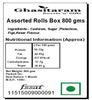 Bhaidooj Gifts-Ghasitarams Assorted Rolls Box 800 GMS view 2