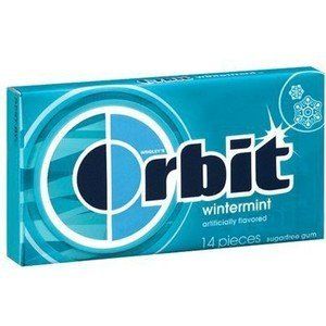 ORBIT Wrigleys Wintermint Sugar-free Gum (14 Piece Each) -Pack of 2