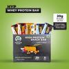HYP - Meal Replacement Whey Protein Bar Variety Pack (6x60g) | 20g Per Bar | 2 Almond Fudge + 2 Peanut Butter + 2 Cookies and Cream | Includes Whey Protein | Gluten Free Protein Bars | Protein Snacks view 3
