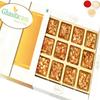 Bhaidooj Gifts Sweets- Ghasitaram's Dryfruit Almond Barfi in White Box view 1