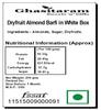 Bhaidooj Gifts Sweets- Ghasitaram's Dryfruit Almond Barfi in White Box view 2