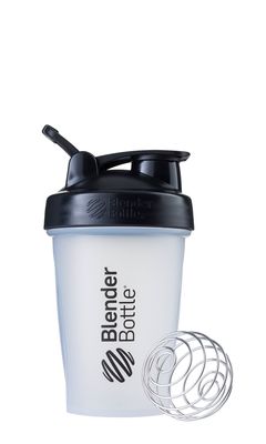Blender Bottle Classic Loop Top Shaker Bottle (Clear/Black Loop) - 20 Oz