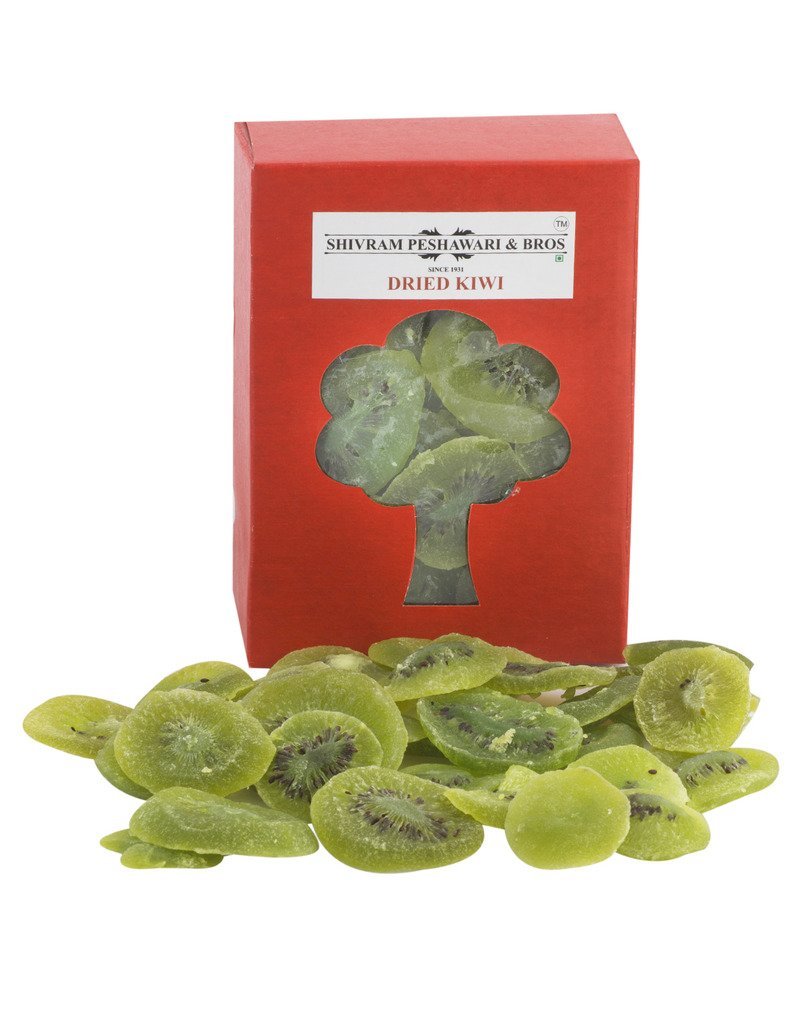 Shivram Peshawari & Bros Dry Kiwi | 100% Natural Dry | Delicious & Nutritious | Dried Kiwi | Wholesome and Natural Kiwi | Healthy Snack | 250 Grams