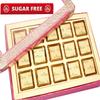 Ghasitaram Gifts Pink 15 pcs Assorted Sugarfree Chocolates Box|Chocolate Gift Hamper|Diwali Chocolates|Food Hamper|Gourmet Hampers|Chocolates|Chocolate Hamper|Sugarfree Chocolate view 1