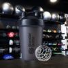 BlenderBottle C01616 Plastic Classic Loop Top Shaker Bottle, 590 ml (Black) view 2