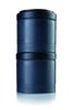BlenderBottle ProStak Twist n' Lock Storage Jars Expansion 2-Pak with Pill Tray, All Black view 1