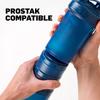 BlenderBottle ProStak Twist n' Lock Storage Jars Expansion 2-Pak with Pill Tray, All Black view 3