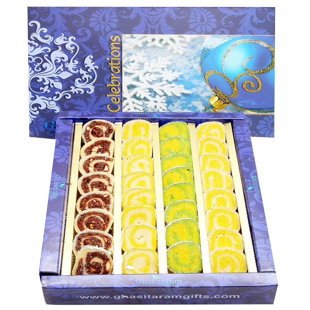Bhaidooj Gifts-Ghasitarams Assorted Moons Box 800 GMS