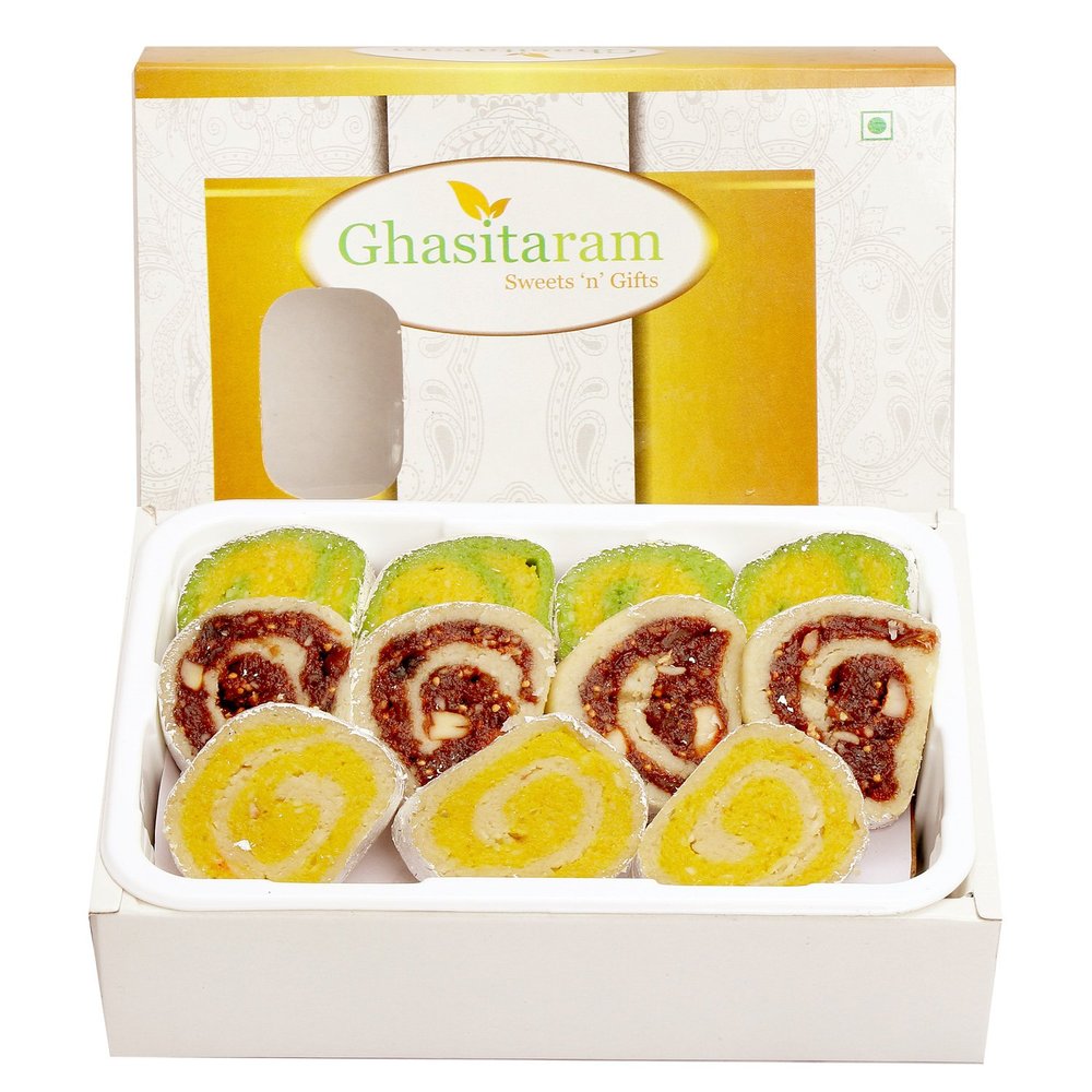 Bhaidooj Gifts-Ghasitarams Assorted Moons Box 200 GMS