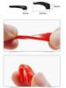 4 Pairs Premium Grade Soft Anti Slip SIlicone Holder for Glasses Ear Hook (Transparent) view 3