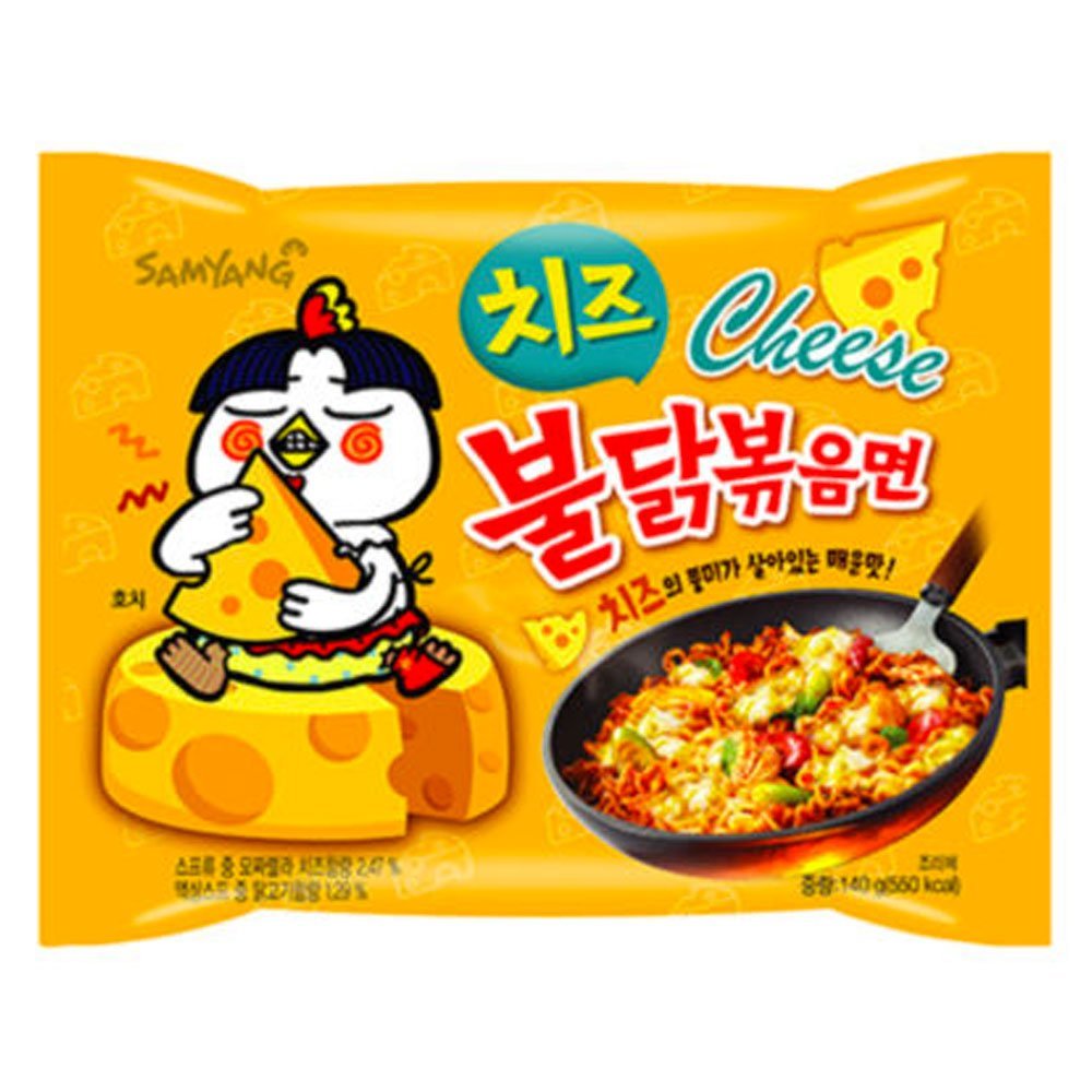NEW Samyang CHEESE HOT SPICY Chicken Ramen Noodles 1 pack