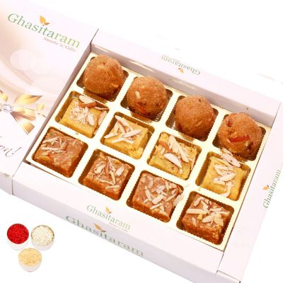 Bhaidooj Gifts- North Indian Mix in White Box