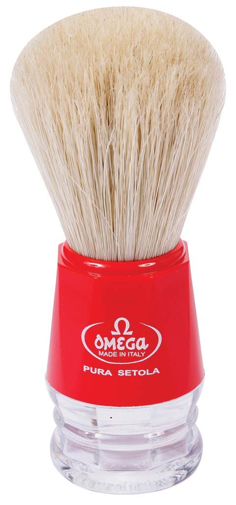 Omega Made In Italy Omega S-Brush Synthetic Shaving Brush Blue 10018