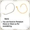 JET Isis 4 Plate Ring Brass Metal Pendulum for Healing, Dowsing, Reiki, Energy Balancing and Spiritual Practices view 4