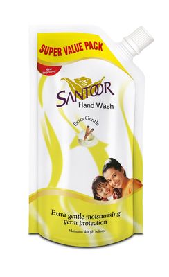 Santoor Handwash Fresh (Extra Gentle) 750ml Pouch