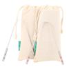 HealthAndYoga SteloSwipe Stainless Steel Tongue Cleaners with Colored Handles (Set of 2 with Cotton Bags) For CouplesPremium Surgical Grade Scraper - Oral Hygiene, Prevents Bad breath & Cavities view 1