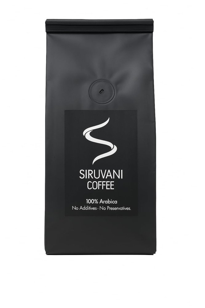 Siruvani Coffee  250 Gram | Premium 100% Arabica | Ground Coffee | Medium Roast | Filter Grind