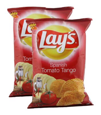 Lay's Big Bazaar Combo - Potato Chips Spanish Tomato Tango, 52 Gram (Pack of 2) Promo Pack, 104 Gram