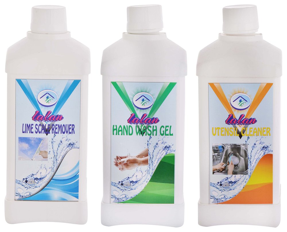 Lalan Utensil Cleaner + Hand Wash Gel + Lime Scale Remover (Each 500 ml)